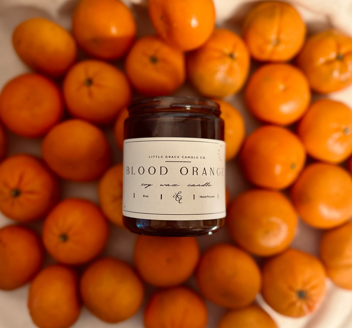 Blood Orange | Soy Wax Candle | Wooden Wick