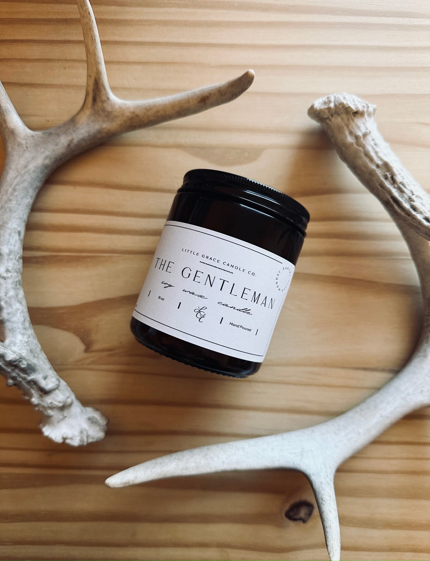 The Gentlemen | Soy Wax Candle | Wooden Wick