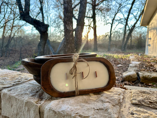 Dough Bowl | Soy Wax Candle | Wooden Wick